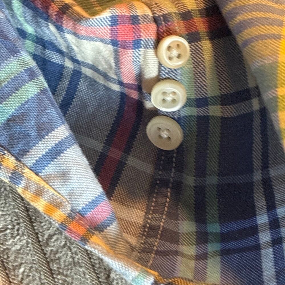 Polo Ralph Lauren Blue Cotton Plaid Long Sleeve Oxford Dress Shirt XL NWOT - Picture 11 of 11